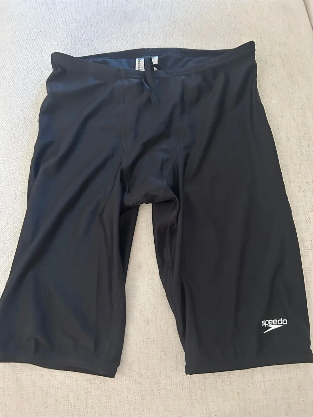 Speedo Men's Swimsuit Jammer Prolt Solid, Black, Size 34, NWOT